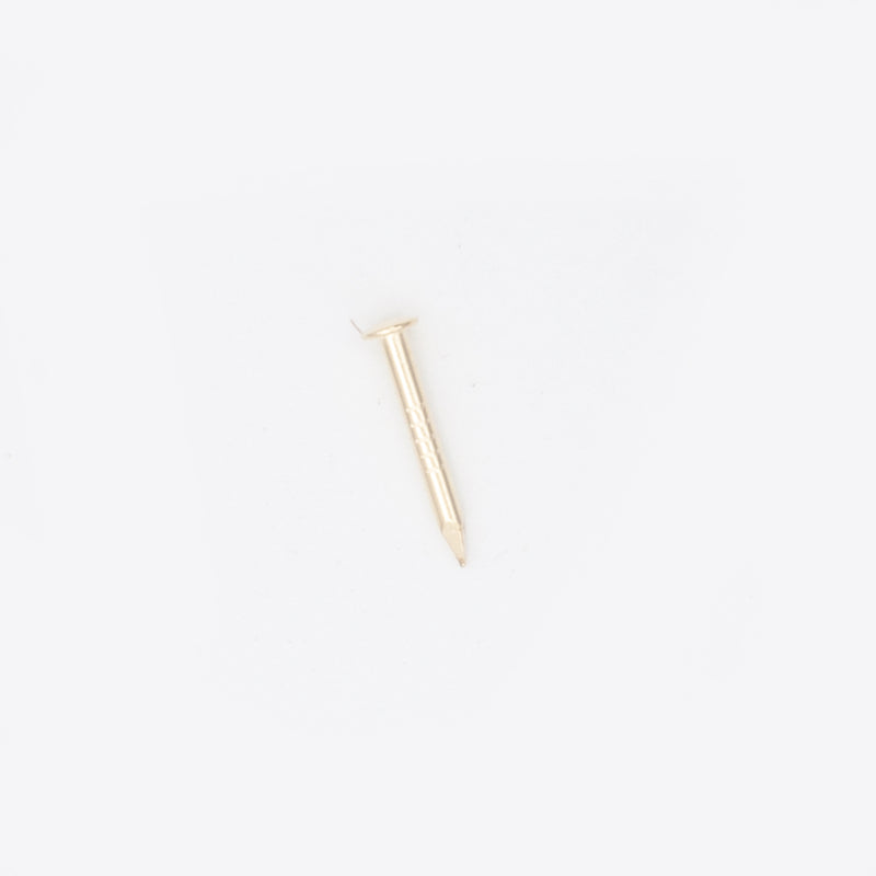 Challenge 15 x 1.80 (15g) Steel, Brass Plated Escutcheon Pins