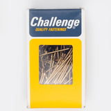 Challenge 50 x 1.60 (16g) Solid Brass Panel Pins