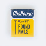 Challenge 65mm Galvanised Round Nails