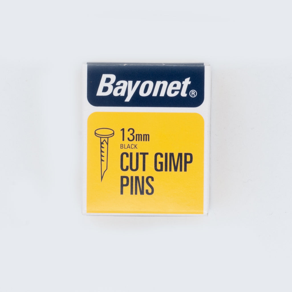 Bayonet 13mm Black Cut Gimp Pins