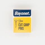 Bayonet 13mm Grey Cut Gimp Pins