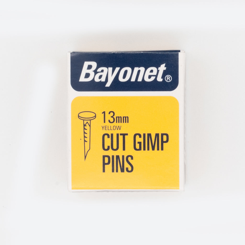 Bayonet 13mm Yellow Cut Gimp Pins