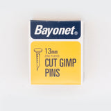 Bayonet 13mm Zinc Plated Cut Gimp Pins