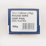 13x1.25 Round Wire Gimp Pins ZP