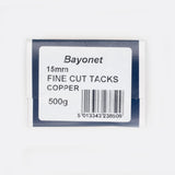 Bayonet 15mm Solid Copper Fine Cut Copper Tacks