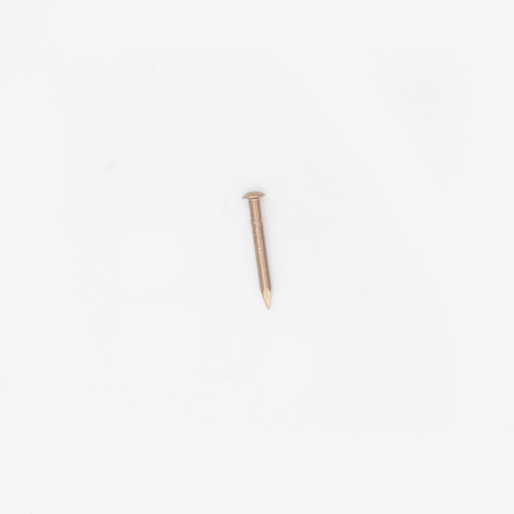 15mm x 1.6mm Solid Brass Escutcheon Pins (Dome head nails) - 10Kg