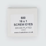 16x1   Screw Eyes EB-Box of 500