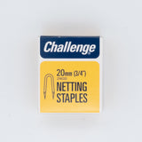 Challenge 20mm Zinced Netting Staples