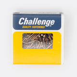 Challenge 20 x 1.60 (16g) Solid Brass Panel Pins