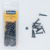 Barbed Clout Nails - 25mm - Blued Steel
