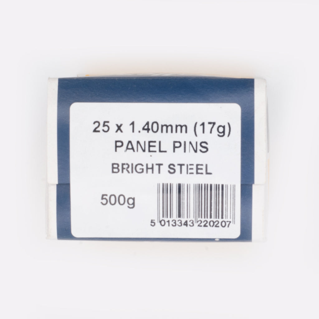 25x1.40mm Bright Steel Panel Pins