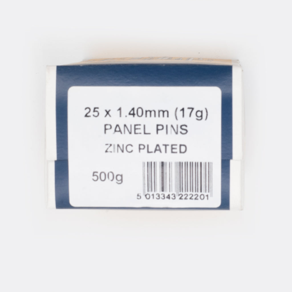 25x1.40mm Zinc Plated Panel Pins