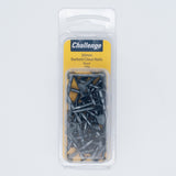 Barbed Clout Nails - 30mm - Blued Steel