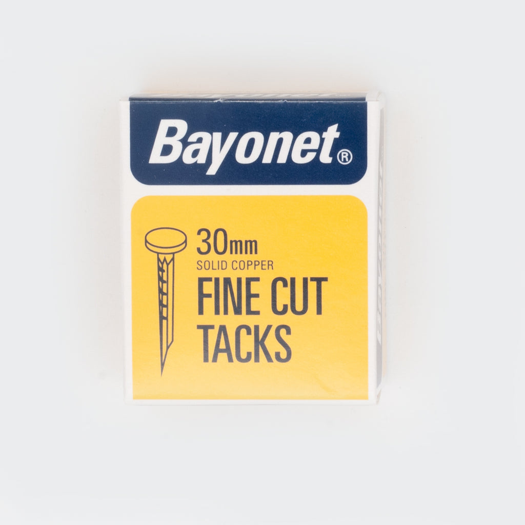 Bayonet 30mm Solid Copper Fine Cut Tacks