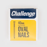 Challenge 40mm Galvanised Oval Nails