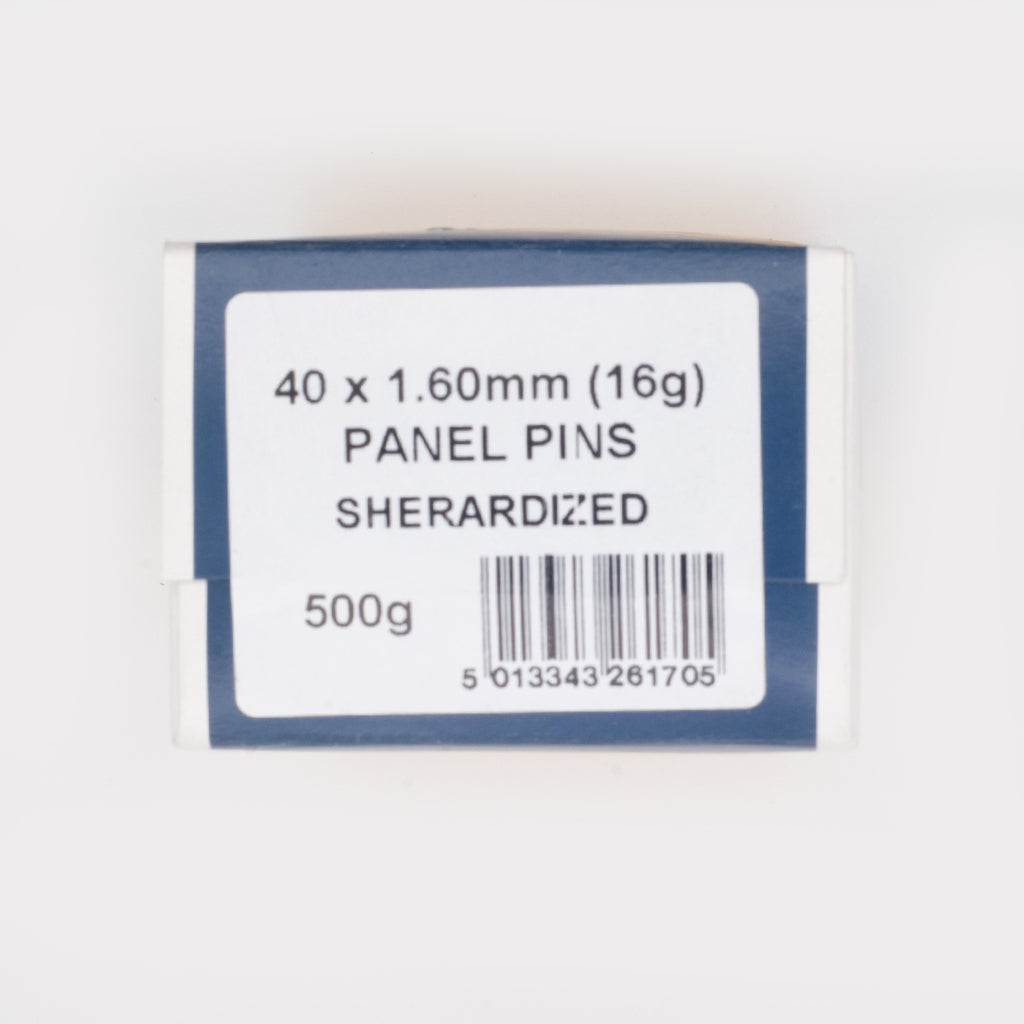 Challenge 40 x 1.60 (16g) Sheradized Panel Pins