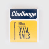Challenge 50mm Galvanised Oval Nails