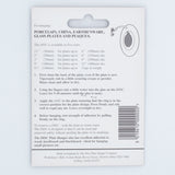 The original invisible adhesive disc plate hanger - 50mm (2")