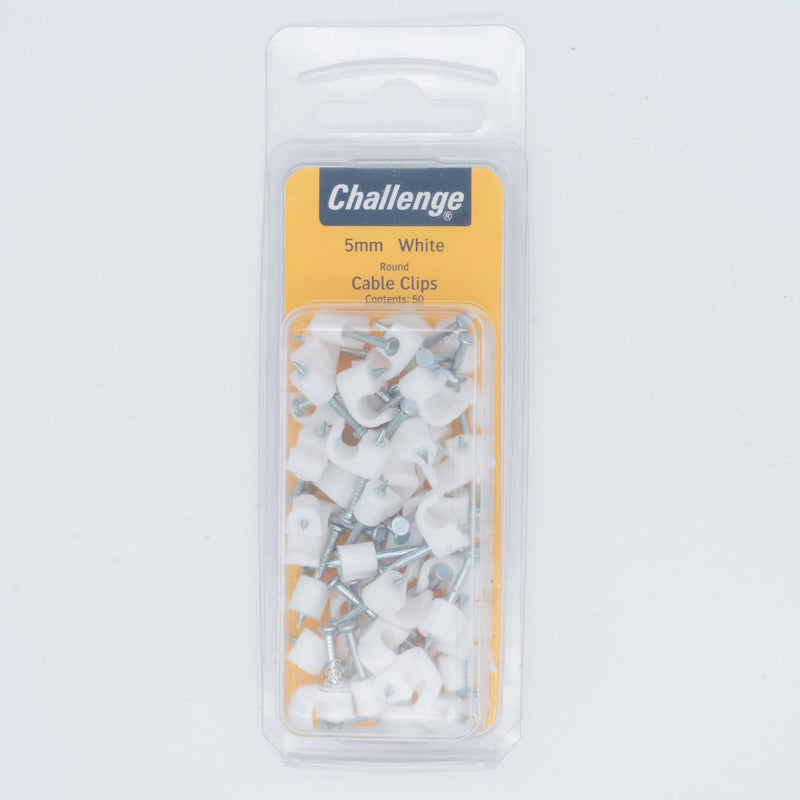 5mm Round Cable Clips