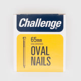 Challenge 65mm Galvanised Oval Nails