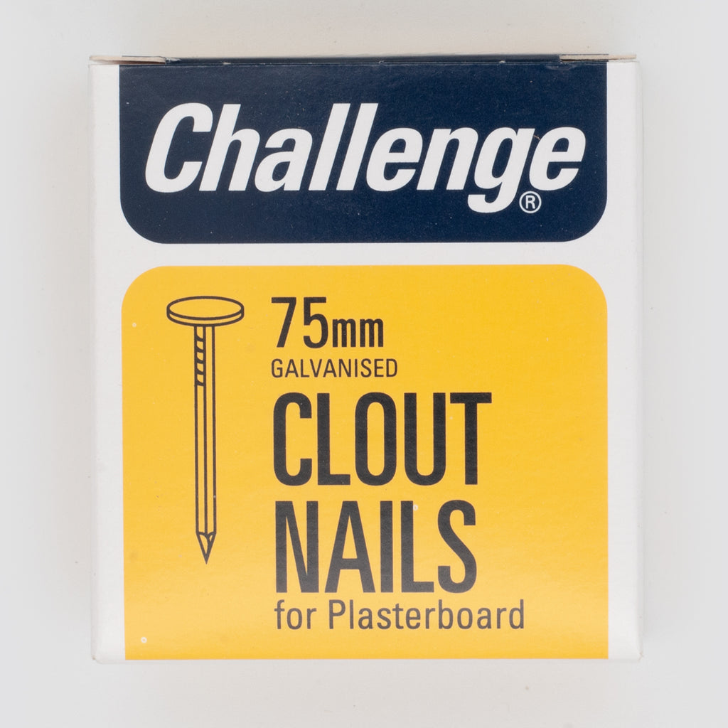 Challenge 75mm Galvanised Clout Nails
