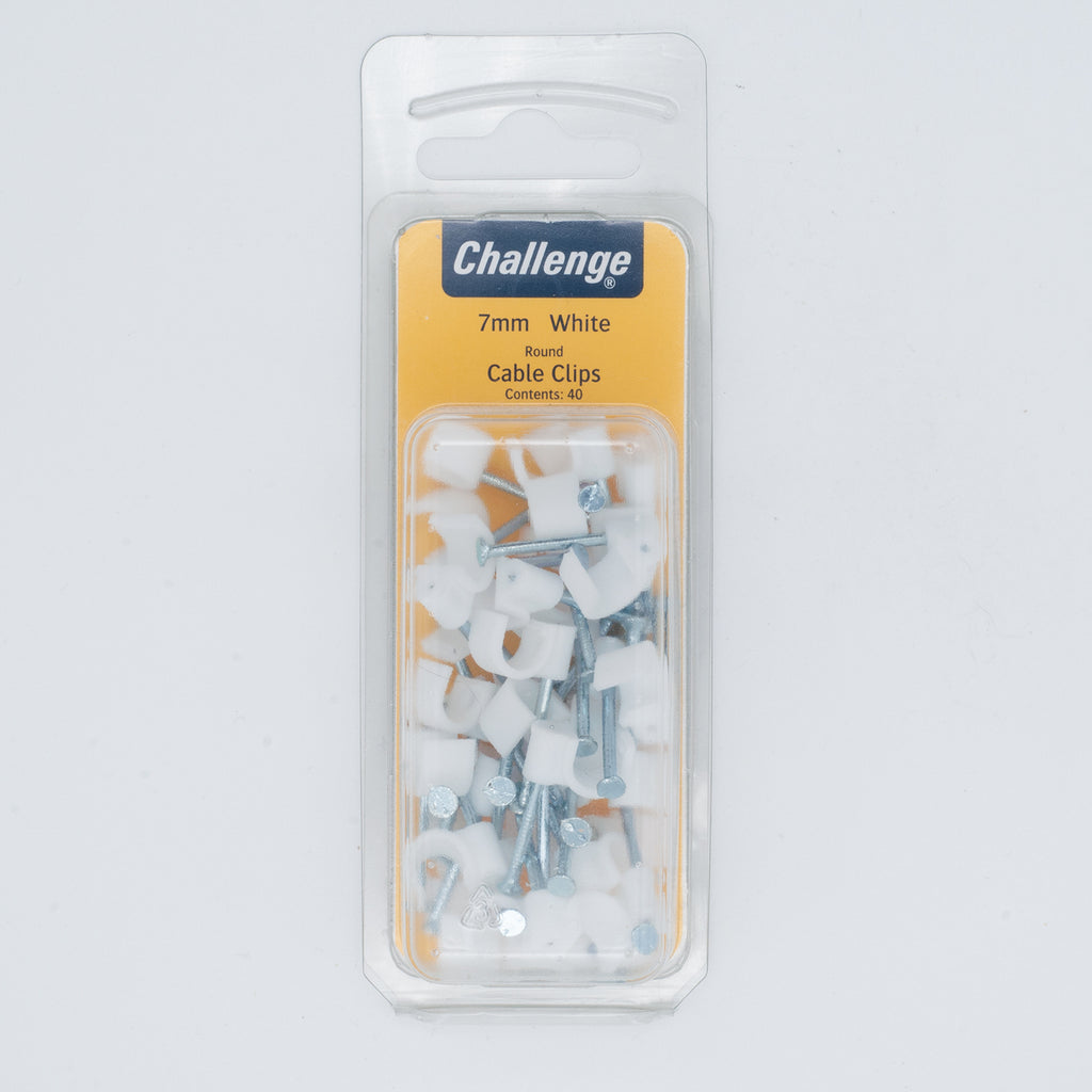 7mm Round Cable Clips