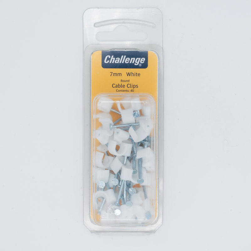 7mm Round Cable Clips