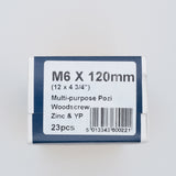 6.0 x 120MM Standard Woodscrew