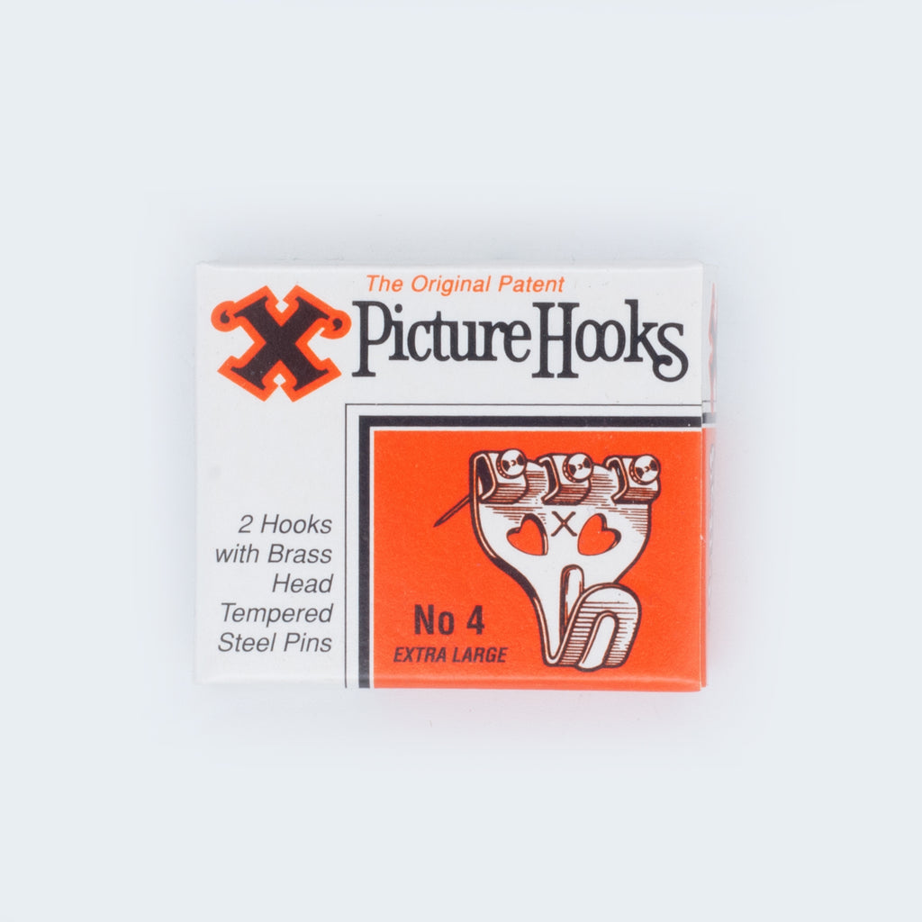 No.4 Picture Hooks Brassed