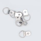 One Hole Nickel Plated Single D Ring